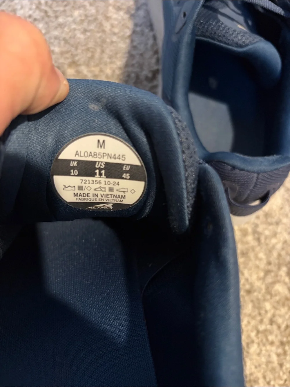 Altra FWD Via 2 Mens Running Shoes Navy